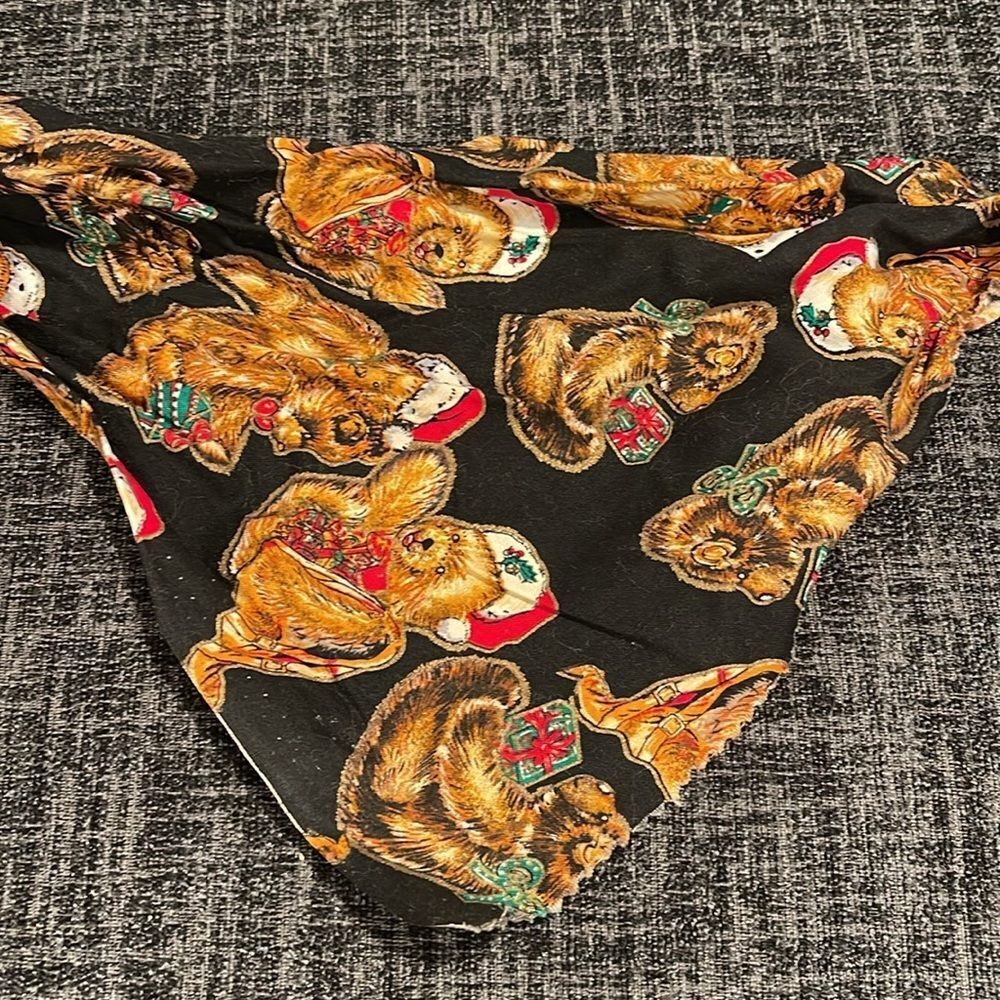 Christmas Teddy Bear Bandana for Pet